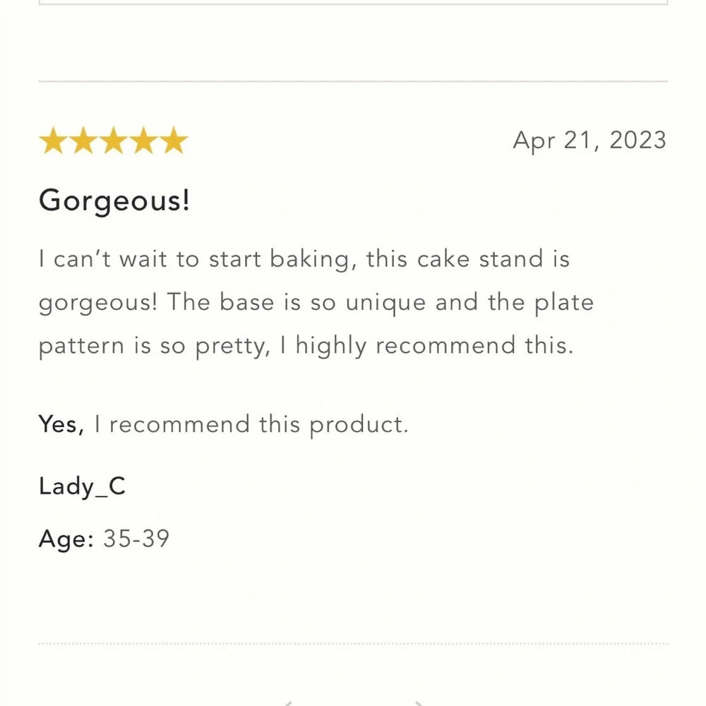 Sarah Gordon Cake Stand